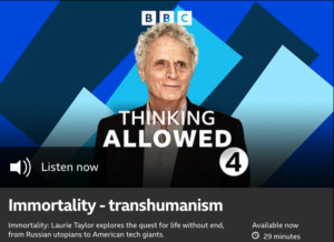 Image of the Thinking Aloud Programme on BBC Radio 4